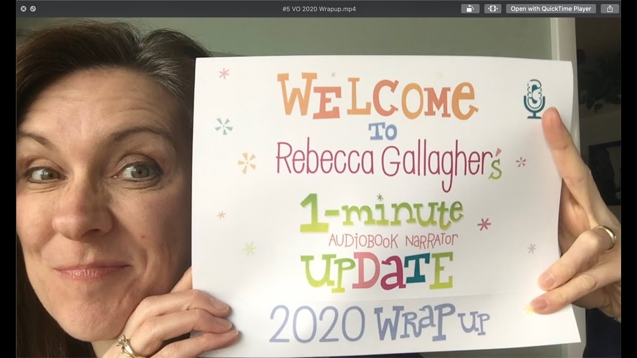 Rebecca Gallagher — Audio Narrator 2020 Wrap-up