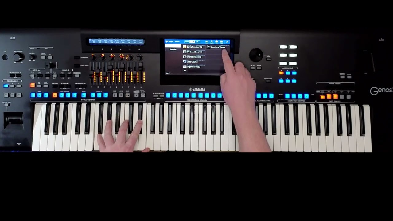 Yamaha Genos 2 - Me just unwinding and playing live.