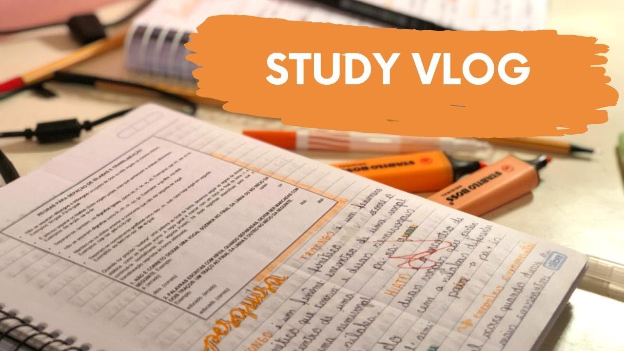 STUDY VLOG|| (português e matemática)