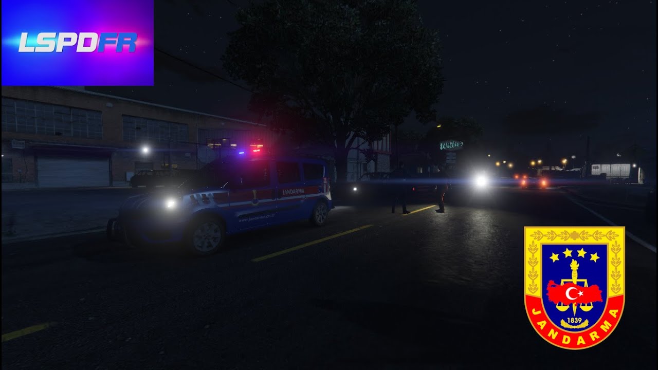 gta v lspdfr bölüm - (44) fiat doblo maxi jandarma asayiş aranması olan tırcı benzinlikte yakalandı