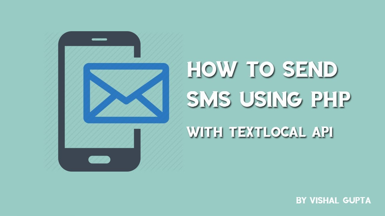 How to send SMS using PHP | Textlocal API