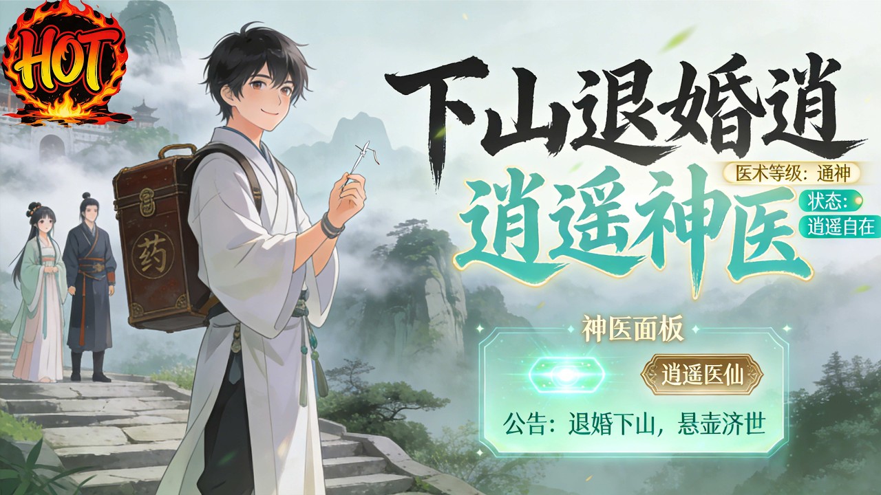 ✨【强推】《下山退婚逍遥神医 》1--62集身负绝世医术与武道修为的萧南，遵师遗命下山履行与谢家的婚约，却遭谢家悔婚羞辱。途中偶遇林家姐妹#穿越 #末世 #异能 ##动态漫画# 漫野推文