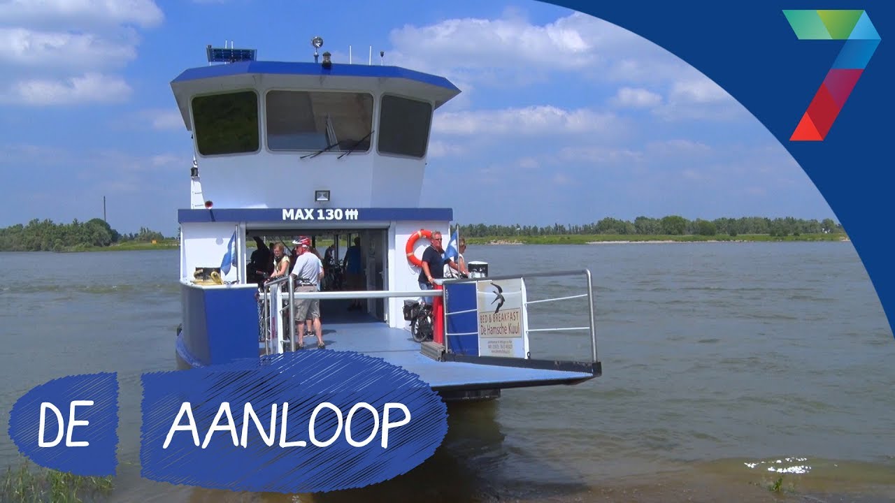 Dit is het pontje naar 't Eiland!  ||  DE AANLOOP