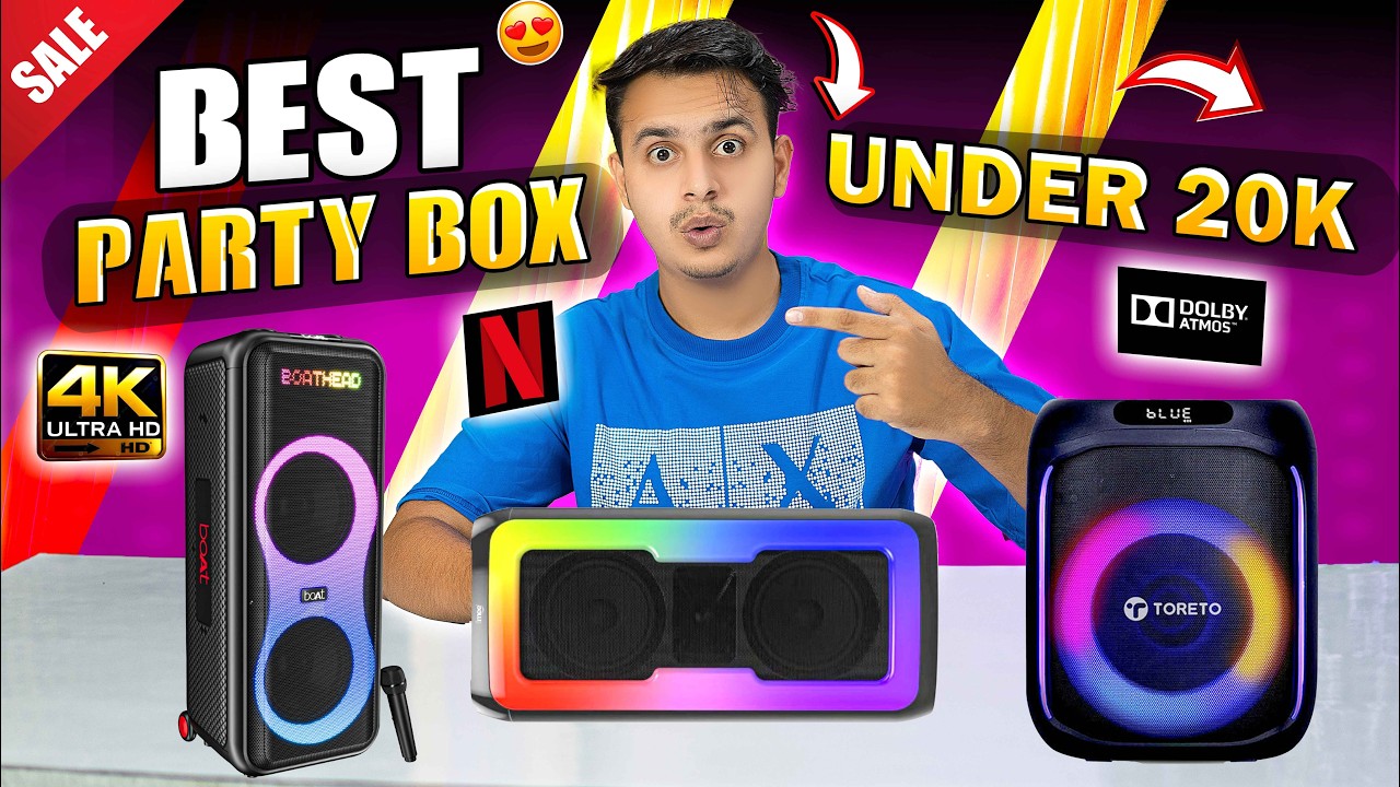 Best Party Box & Soundbar Deals Under ₹2k-₹20k