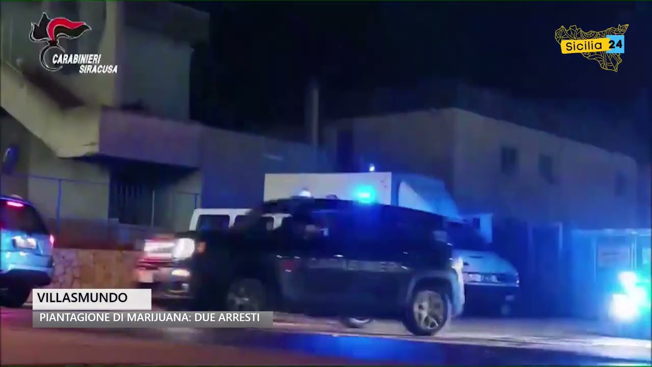 Villasmundo, i carabinieri individuano una piantagione di marijuana: due gli arrestati