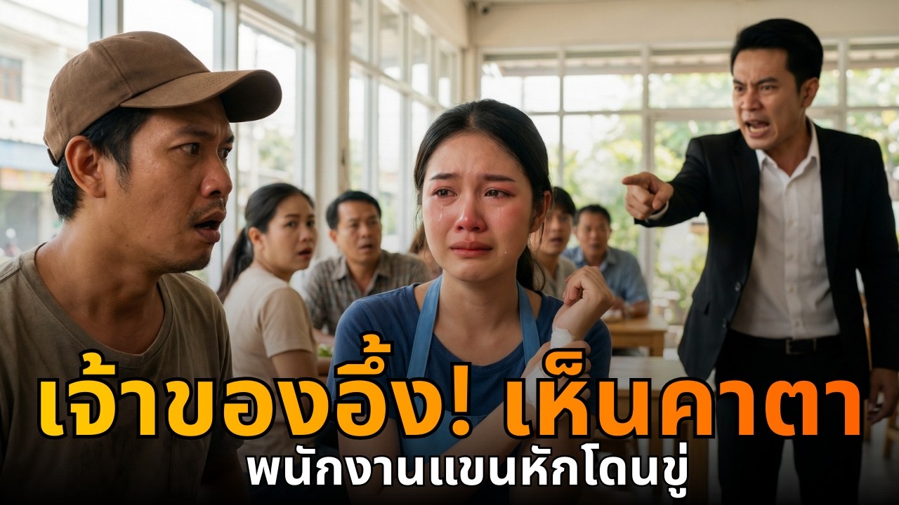 เจ้าของปลอมตัวมา เห็นสาวเสิร์ฟฝืนทำงานทั้งน้ำตา พอรู้ความจริงถึงกับช็อก! กรรมตามสนองทันตา