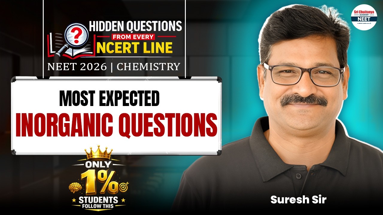 Most Important Inorganic Questions for NEET 2026 | NCERT Core Concepts || #NEET2026