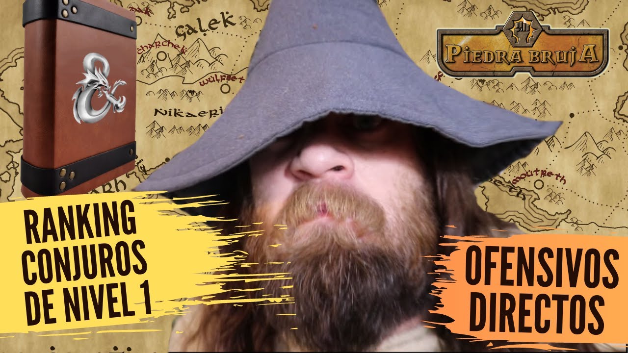 Magia D&D español ⚡ Los 12 CONJUROS y HECHIZOS Combate DAÑO DIRECTO NIVEL 1  Dungeons and Dragons