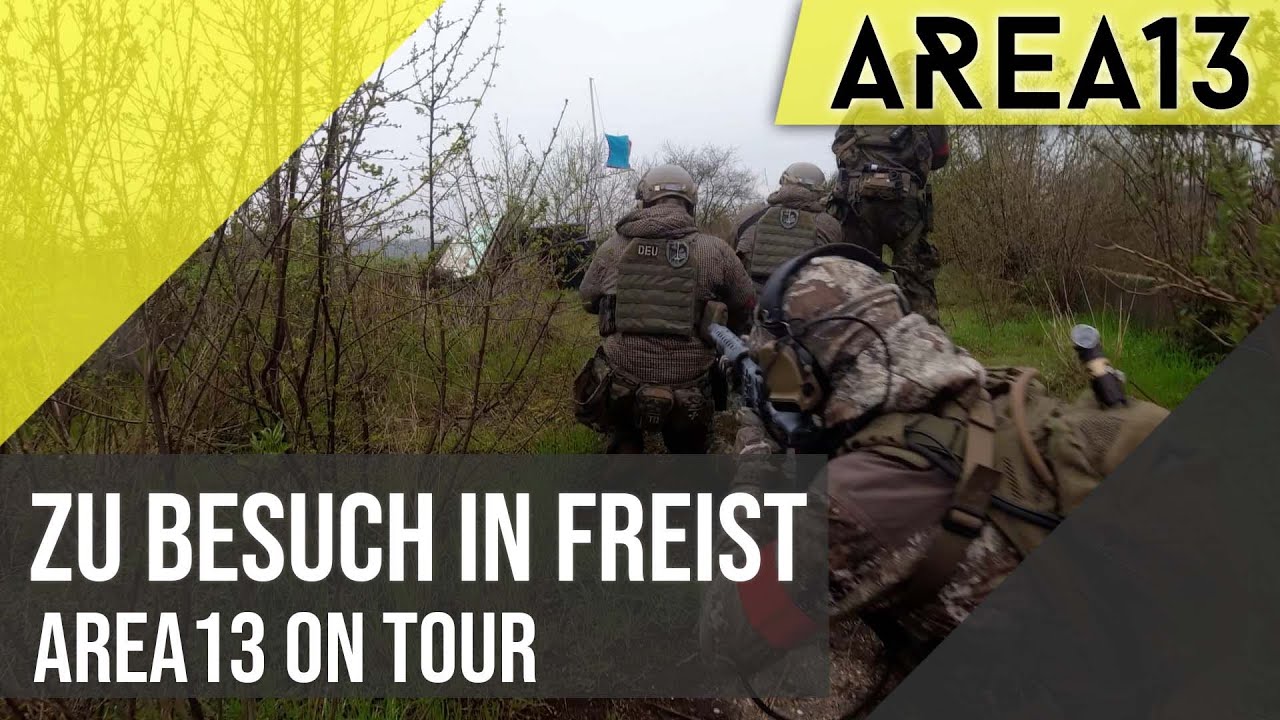 AREA13 | On Tour in Freist | Airsoft Gameplay Outdoor