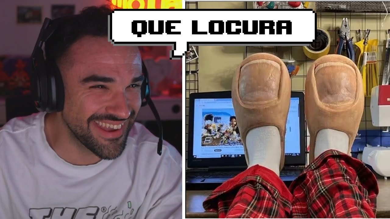 IlloJuan Reacciona a las zapatillas más raras que le envían suscriptores (se parte de risa)