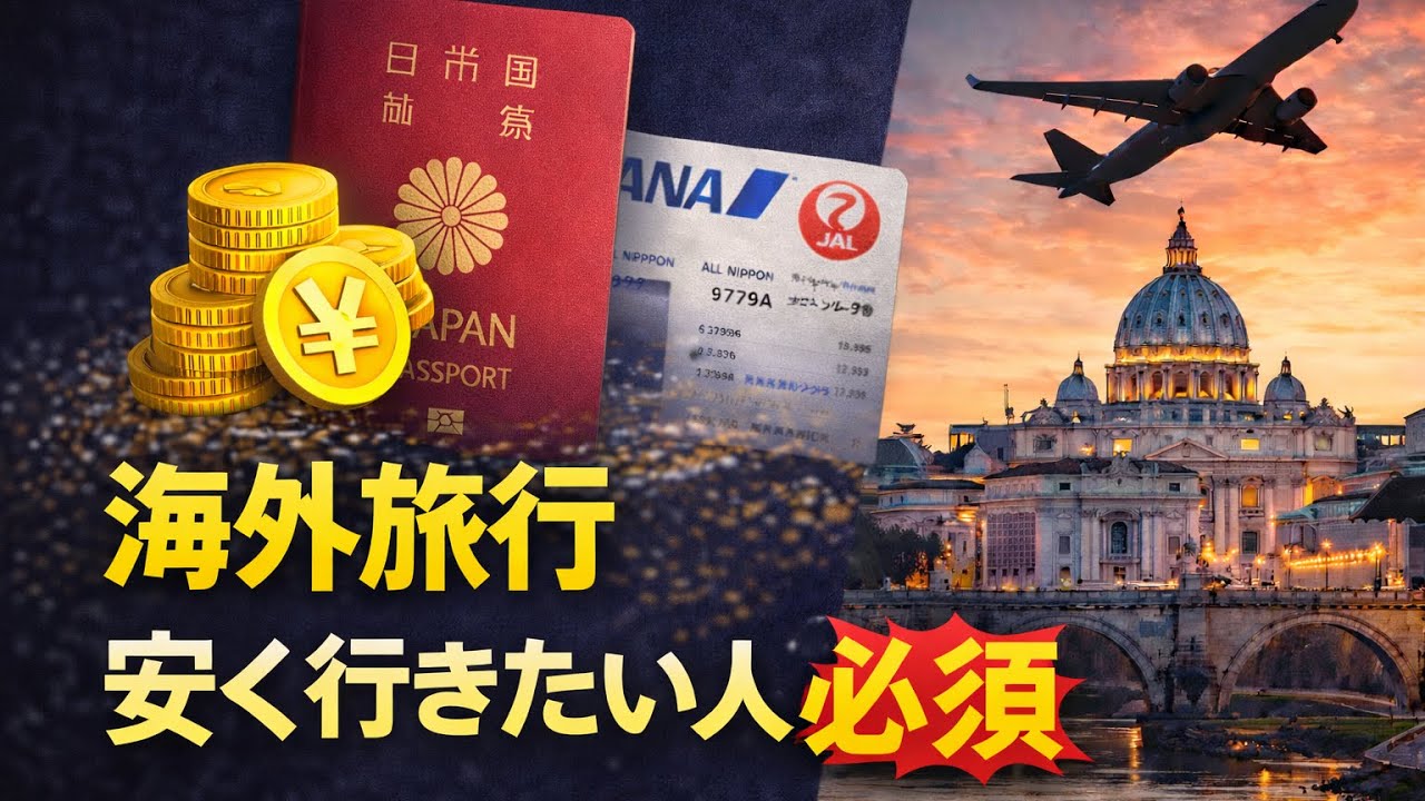 海外旅行安く行きたい人必須！