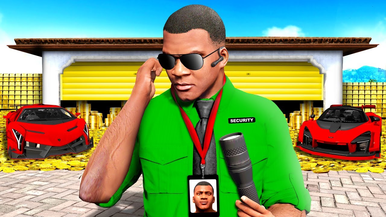 ИГРАЮ за ОХРАННИКА в GTA 5!