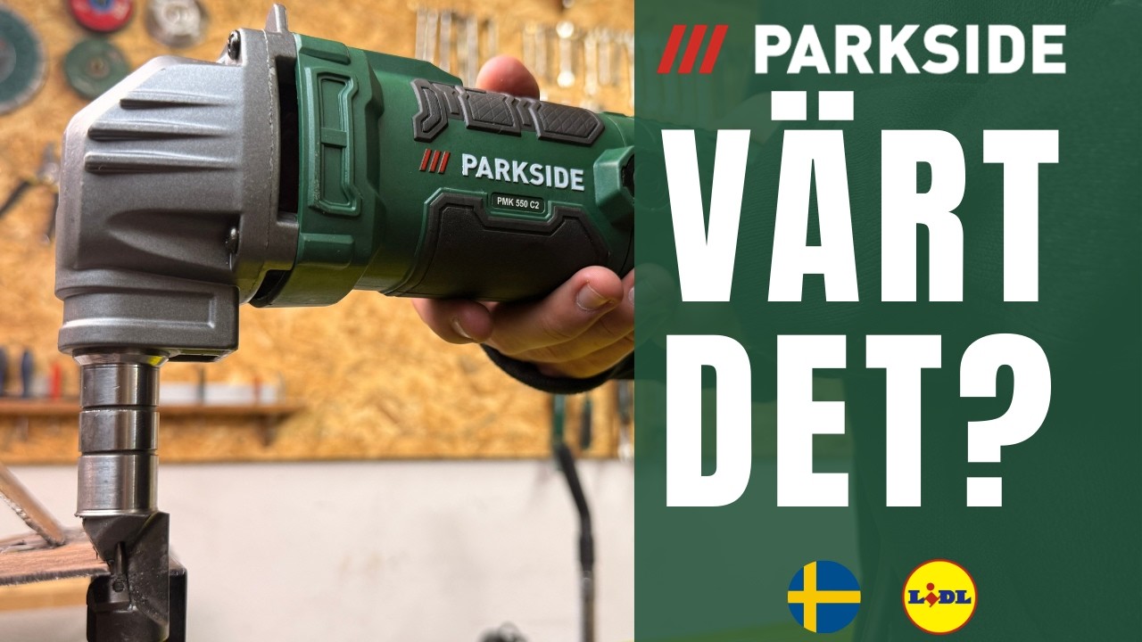 NIBBLER Parkside PMK 550 C2 SVERIGE SWEDISH LIDL