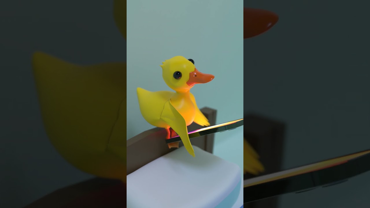 When you left your door open! 😱 #shorts #funny #duck