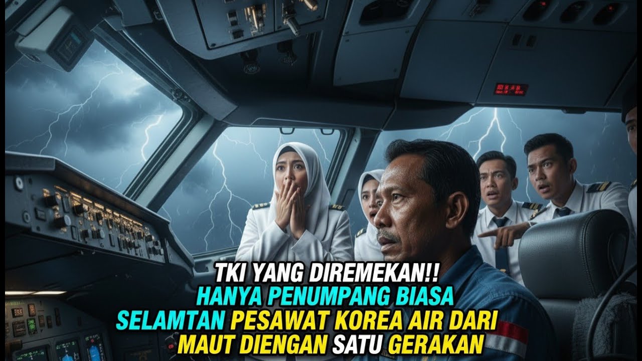 TKI DIHINA ‼️ Pilot Sudah Putus Asa Penumpang Ini Lakukan Satu Aksi Tak Terduga dan
