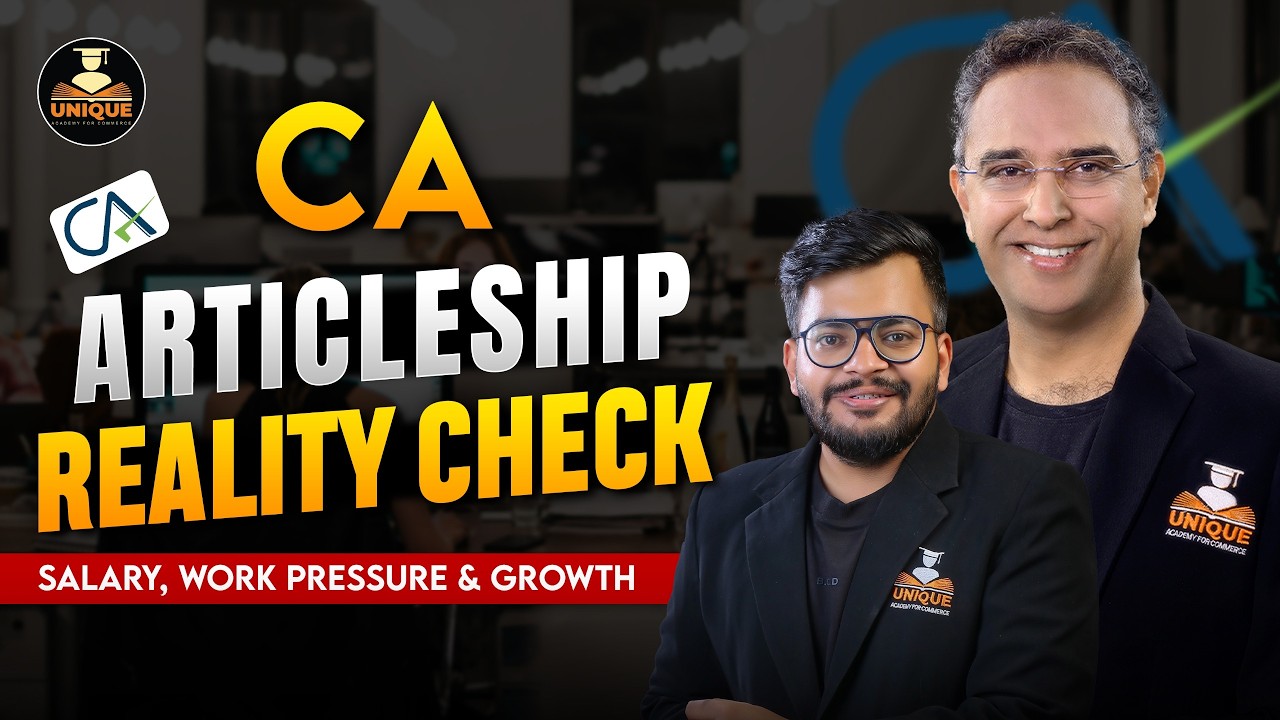 CA Articleship Reality Check 😳 Salary, Work Pressure & Growth