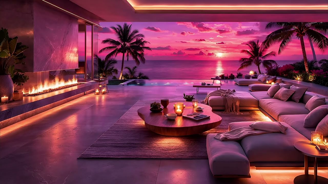Relaxing Background Music | Sunset Chillout for Focus & Work (1 Hour)