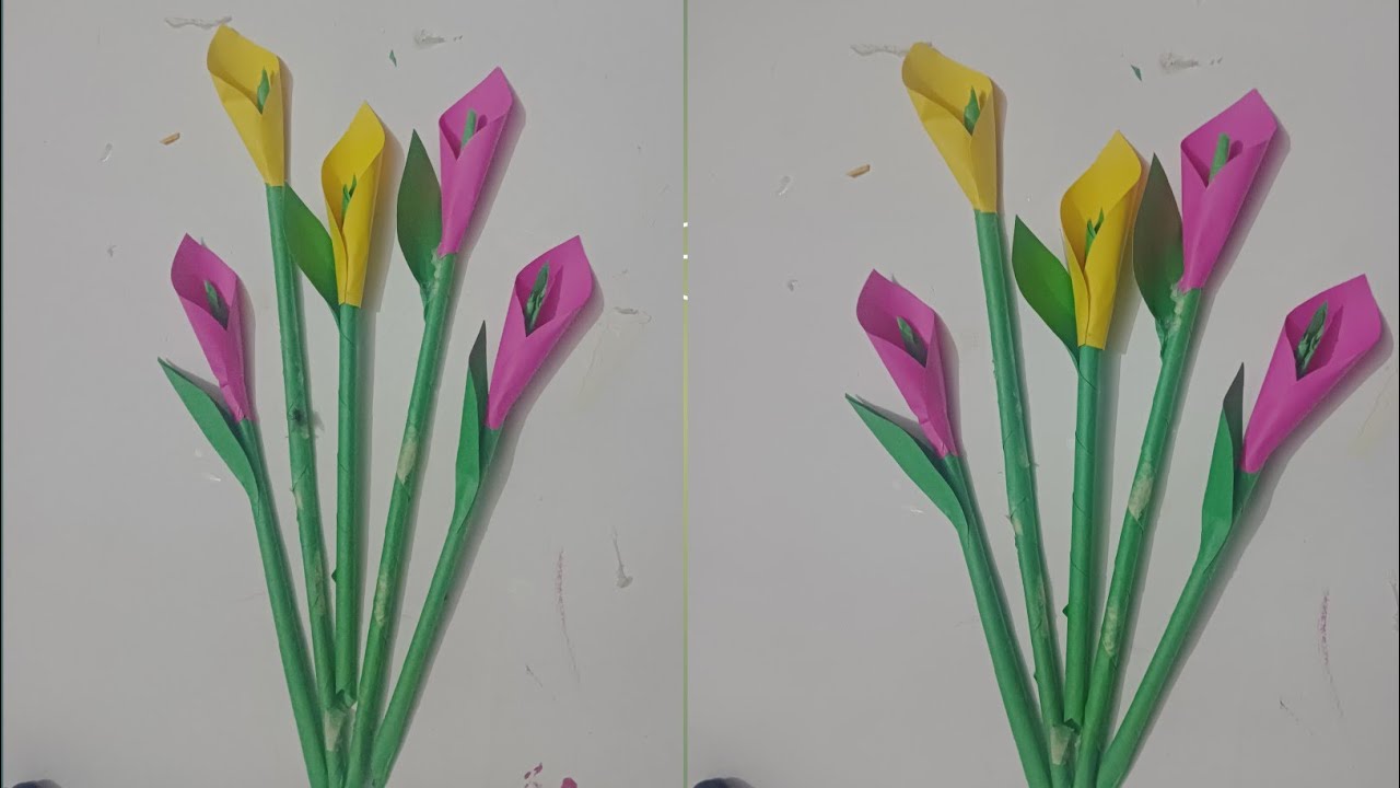  Paperflower | How To Make Easy And Beautiful Paperflower | DIY#diy #papercraft #origami #diy 
