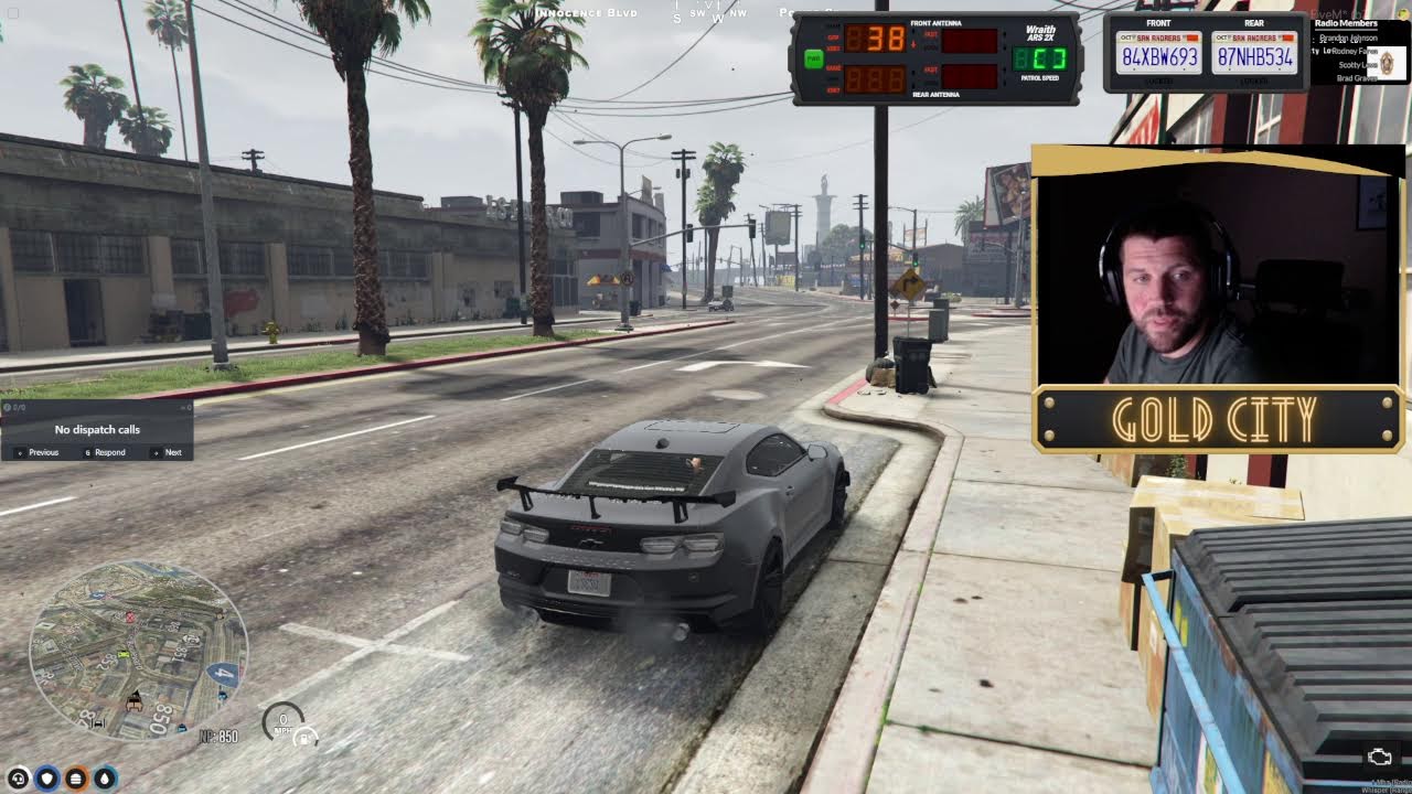GTA RP (FiveM) - Gold City - Saturday night LEO action