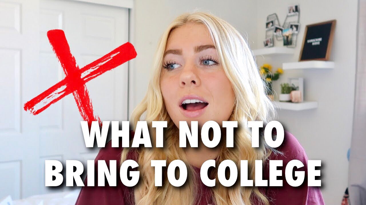 What NOT to Bring to College | packing for college!