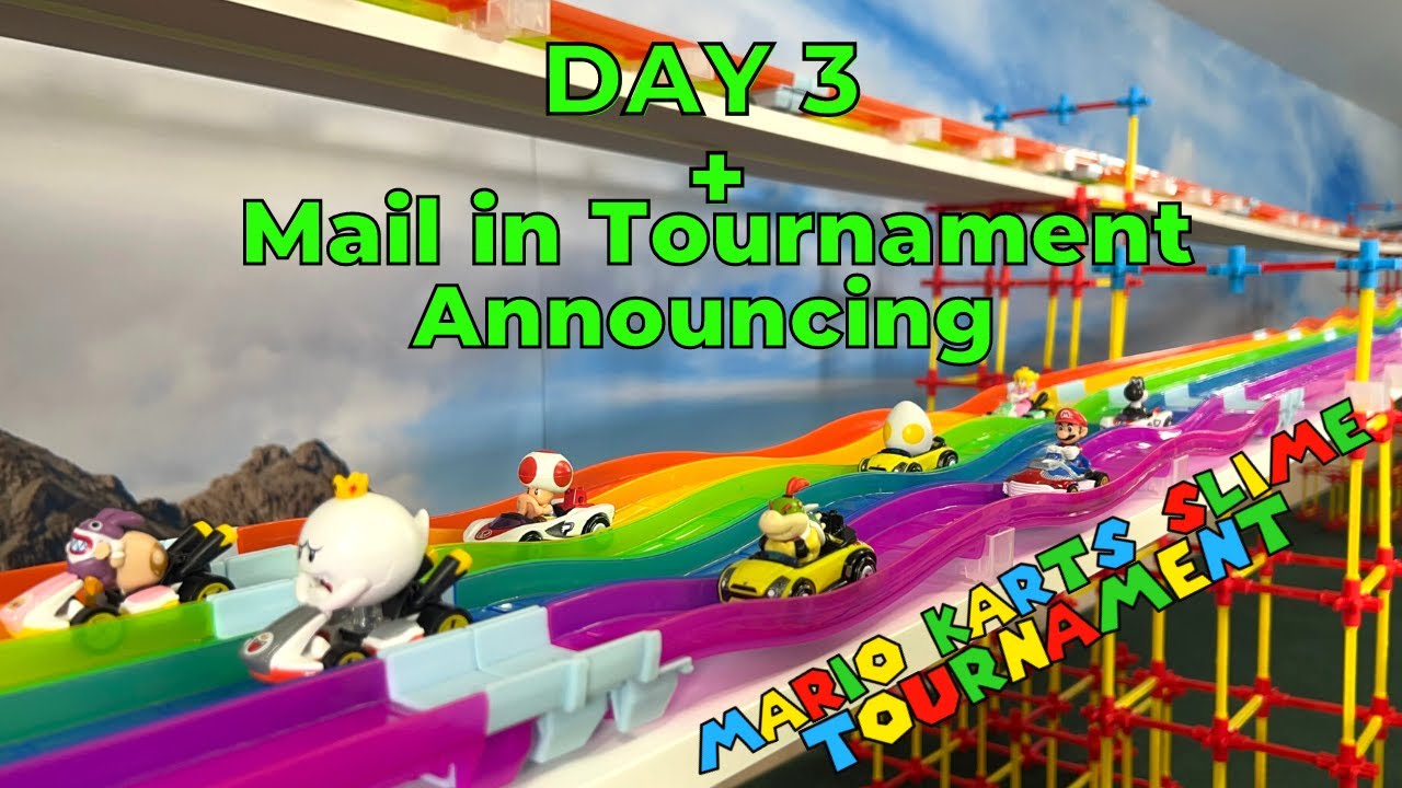 MARIO KARTS SLIME RACING | ТУРНИР ЛИТЫХ МАШИНОК 3