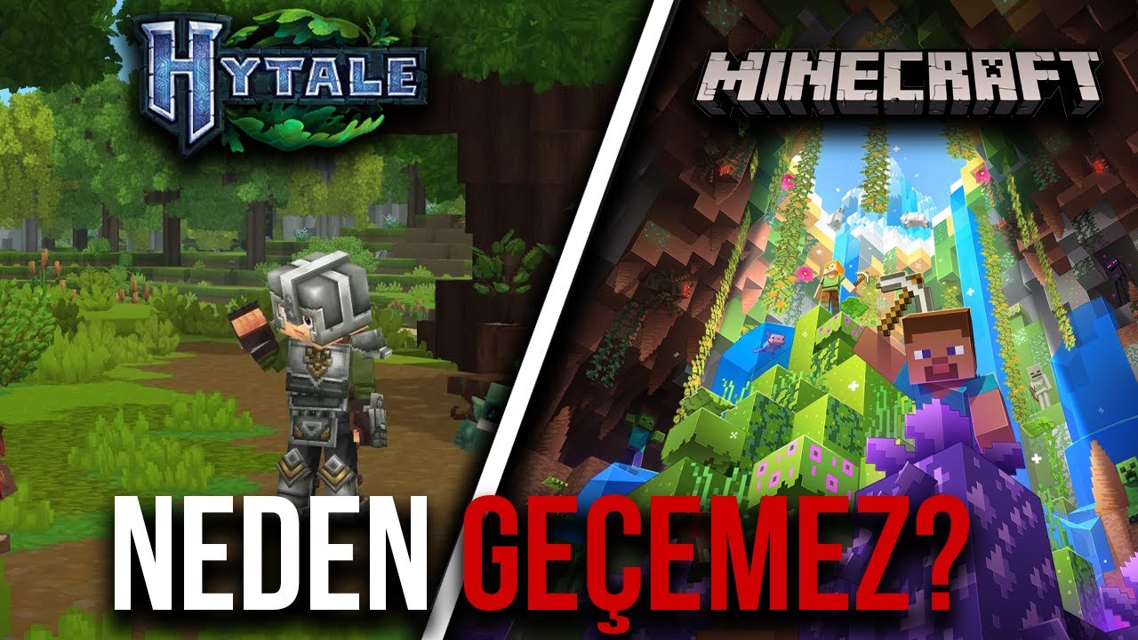 Hytale Minecraft'ı Neden Asla Geçemez?