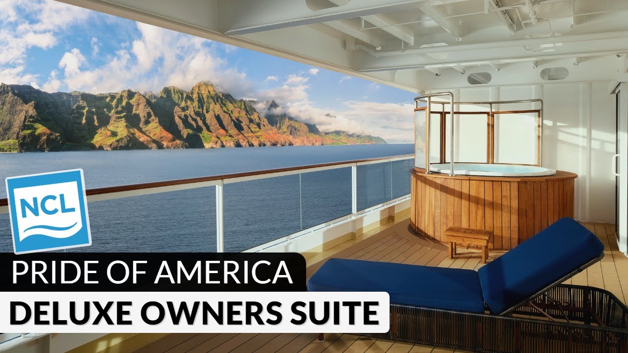 NCL Pride of America | Deluxe Owner's Suite with Large Balcony Tour & Review | Norwegian Category S5