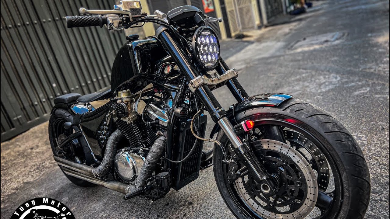 honda steed 400 độ bobber bánh to , 3 phanh đĩa Zalo: 0975.33.66.11 (dọn độ dáng theo yêu cầu)