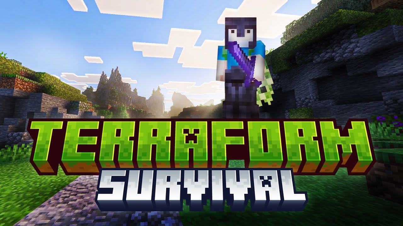 Minecraft Terraforming in My Survival World...