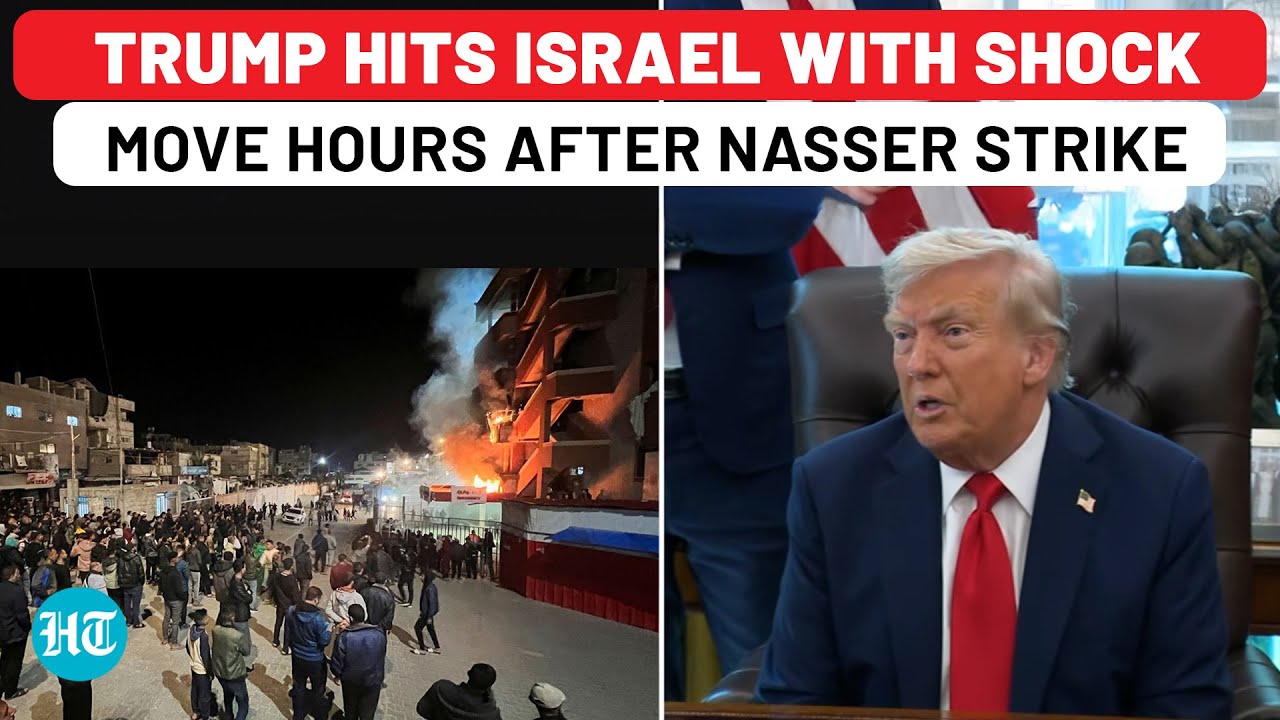 On Cam: Trump Delivers Ultimate Jolt To Israel In Front Of Press After IDF's Nasser Hospital Strike