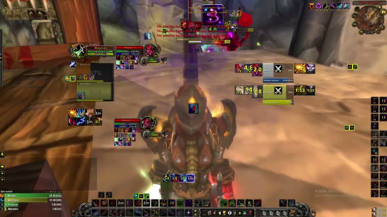 Rogue-Feral vs SPR Wotlk Warmane Ft Mendaxx