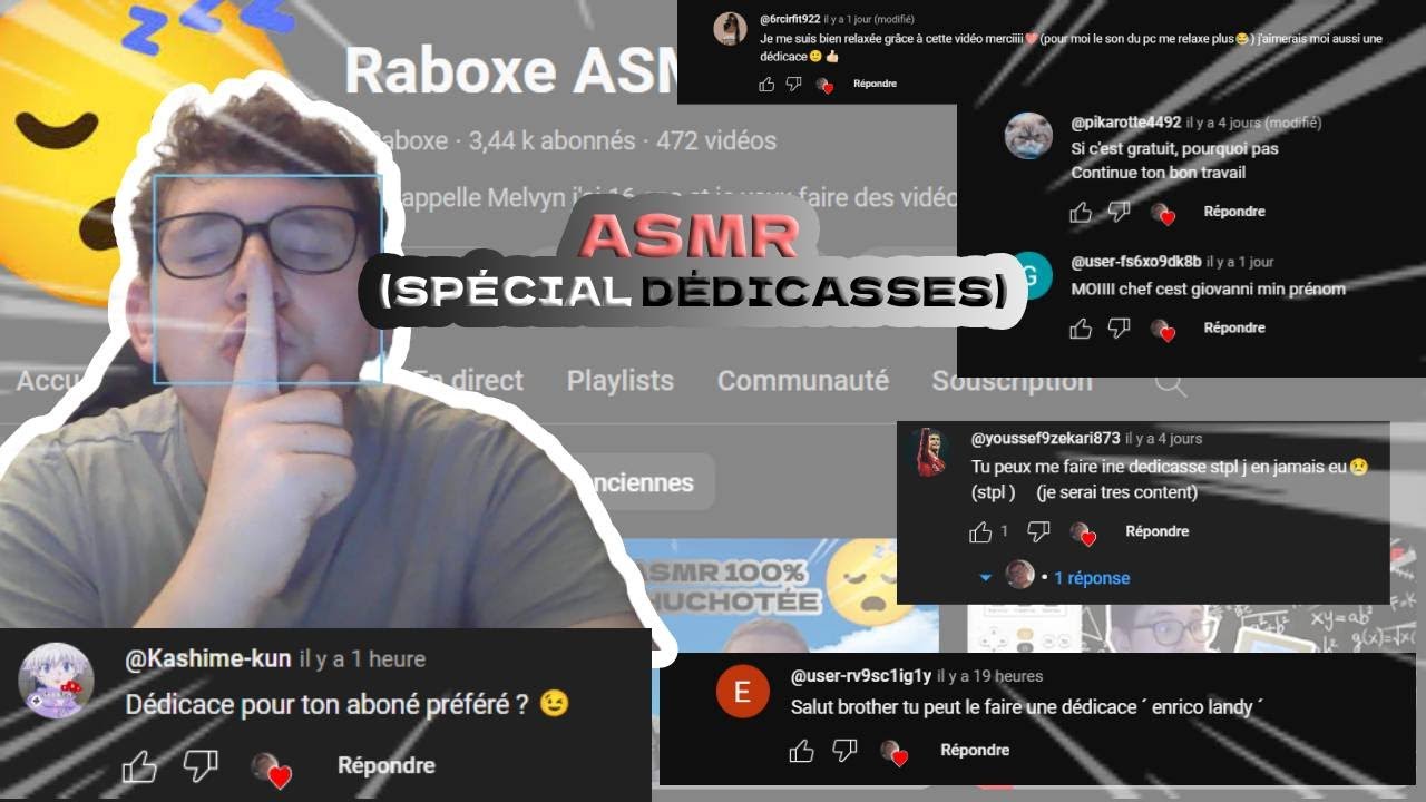 ASMR (Spécial : DÉDICACES, + chuchotements)