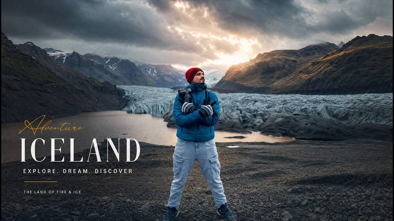 EP02 - First MARATHI Vlogger To Reach ICELAND🥶 Glacier Trek, Diamond Beach & The Lost Story🫣