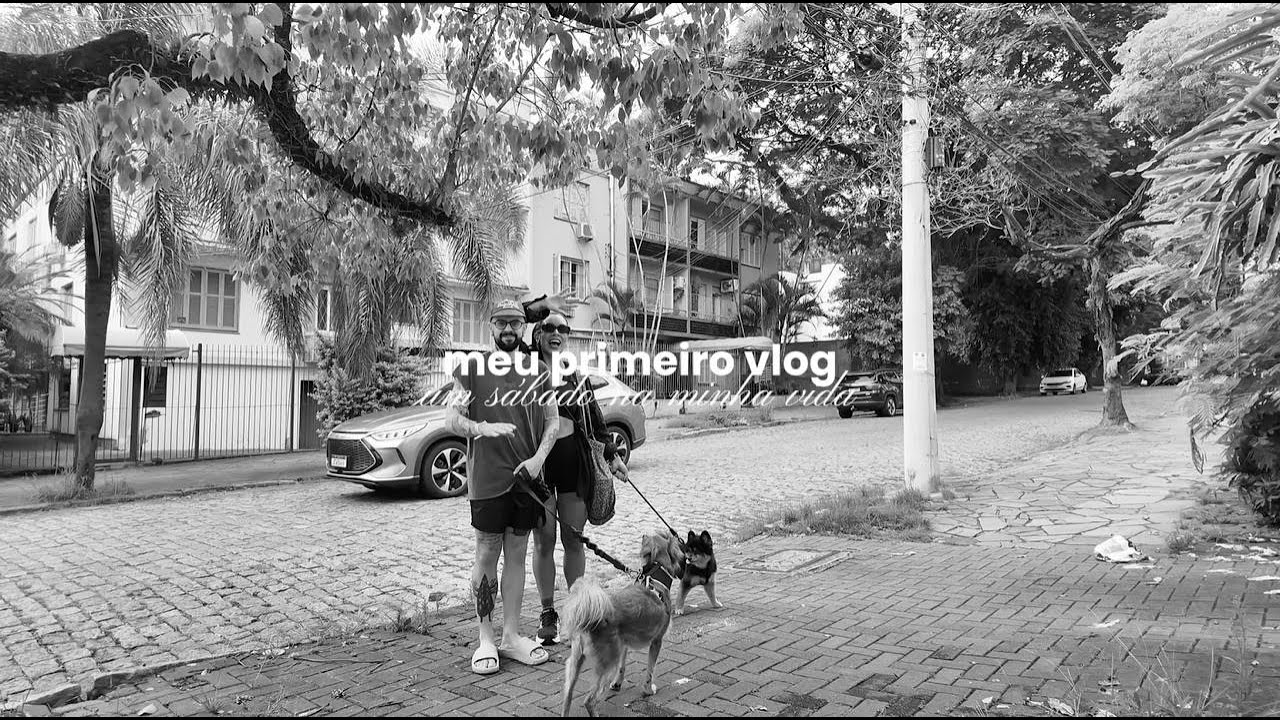 meu primeiro vlog no YouTube | um sábado comigo