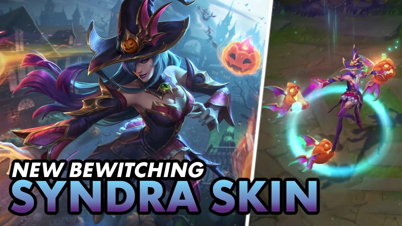 🎃🦇 NEW BEWITCHING SYNDRA SKIN IS STUNNING! + Syndra Support talk | Luminum PBE Syndra Full Gameplay