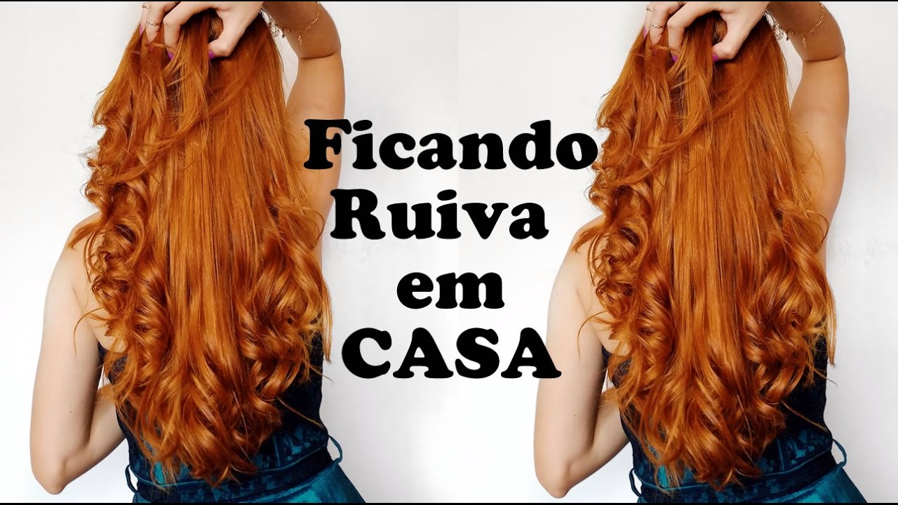 PINTANDO O CABELO DE RUIVO EM CASA - IGORA 9.7 + 8.77 - Larissa Ramos