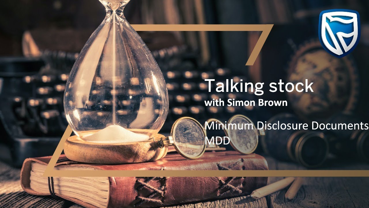Minimum Disclosure Documents ~ MDD