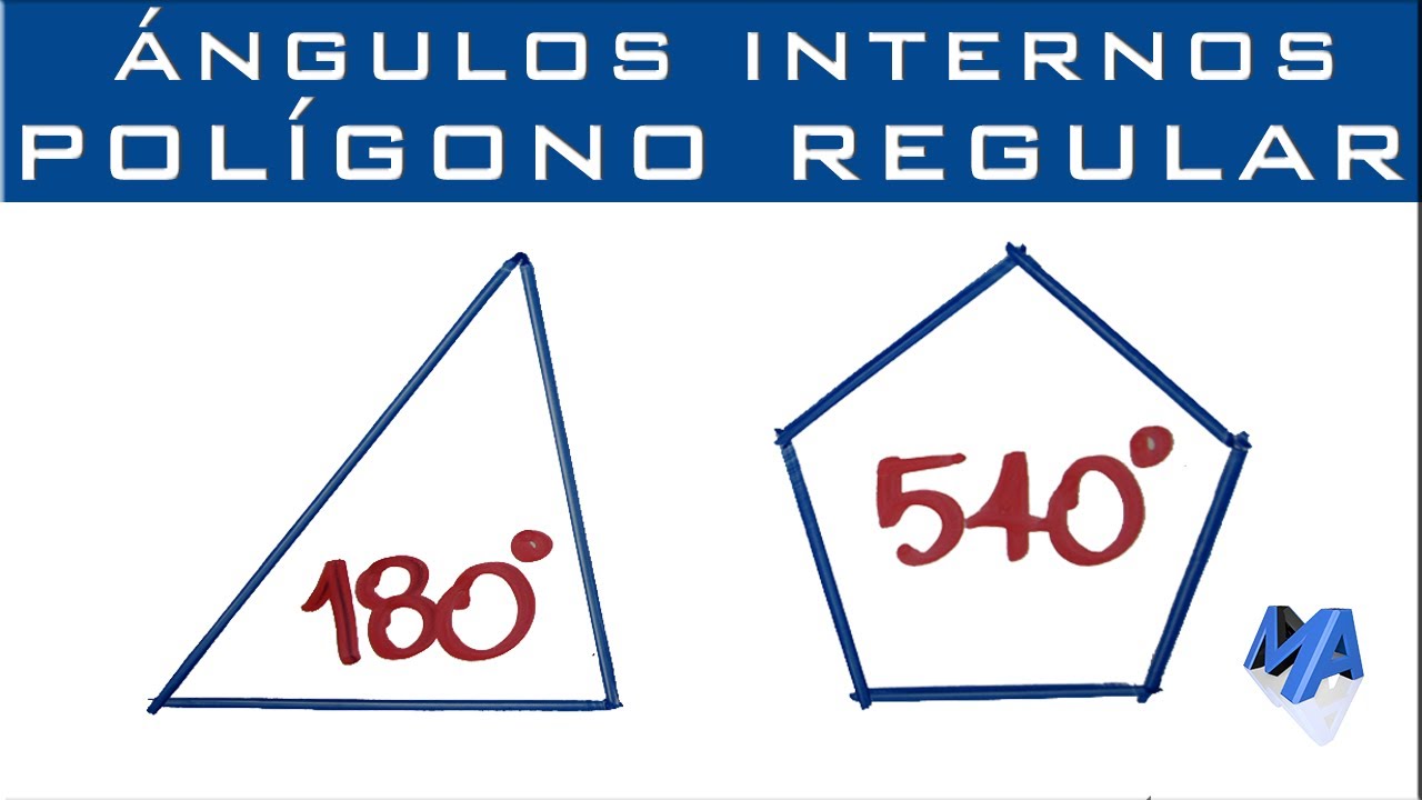 Suma de los ángulos internos de cualquier polígono regular