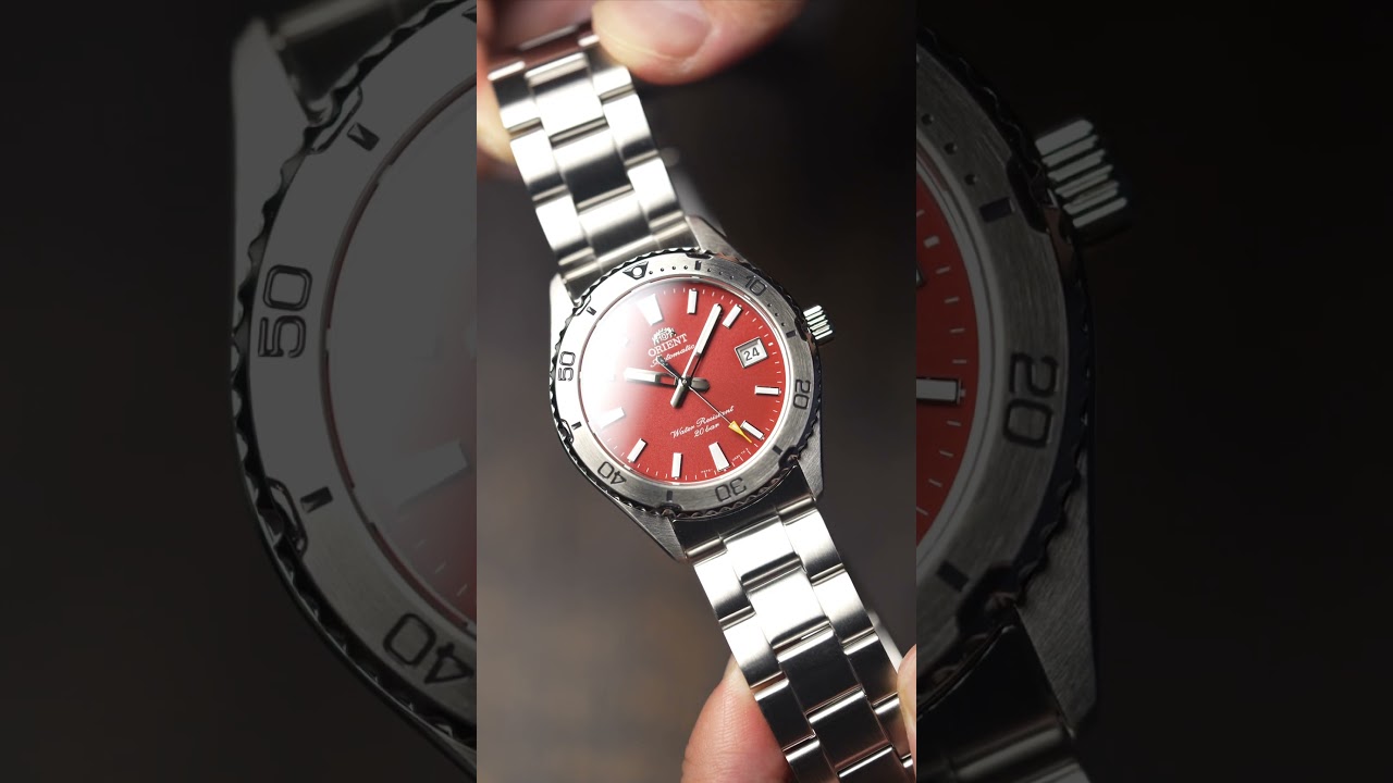 Orient Mako Red dial RA-AC0Q9R30B