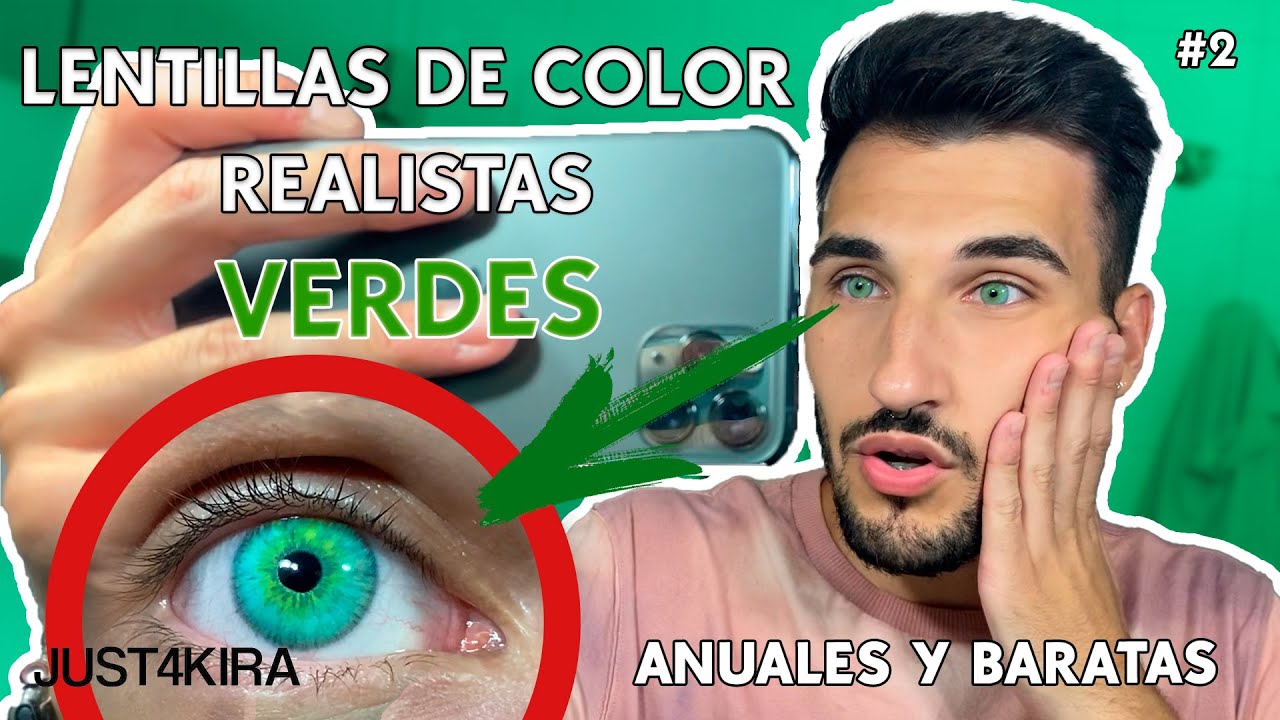 LAS MEJORES Lentillas de COLOR 👁 VERDE 👁 REALISTAS Y NATURALES #2 | TitusF ( ft. Just4Kira)