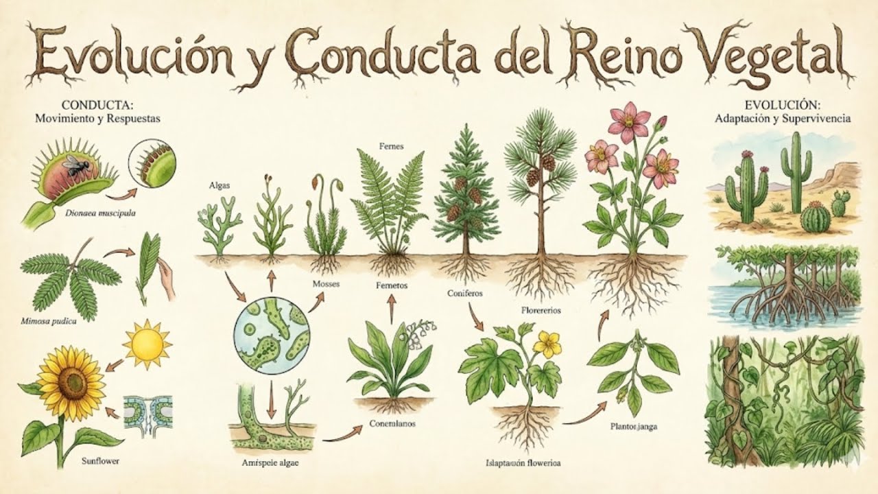 🌿La Evolución y Conducta del Reino Vegetal. Roberto Ares