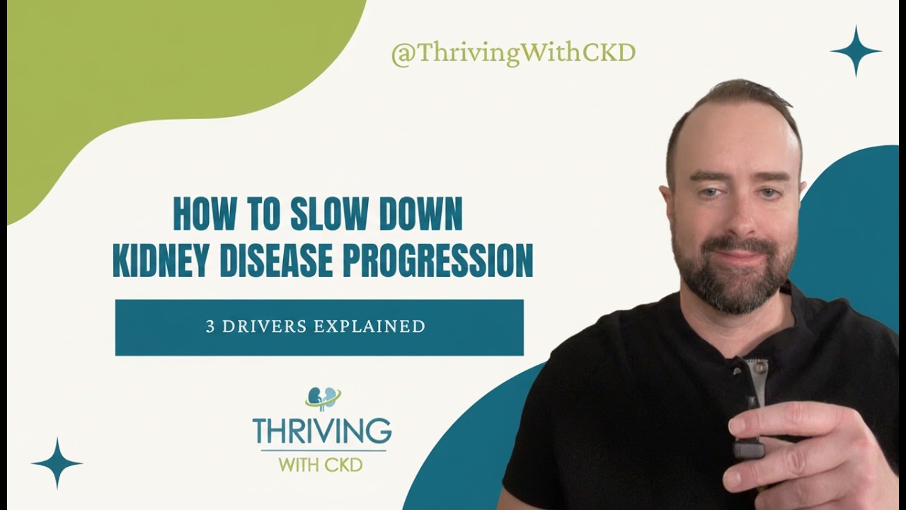 Slowing Down CKD Progression (3 Drivers of Progression) #kidneydisease  #kidneyhealth #kidney