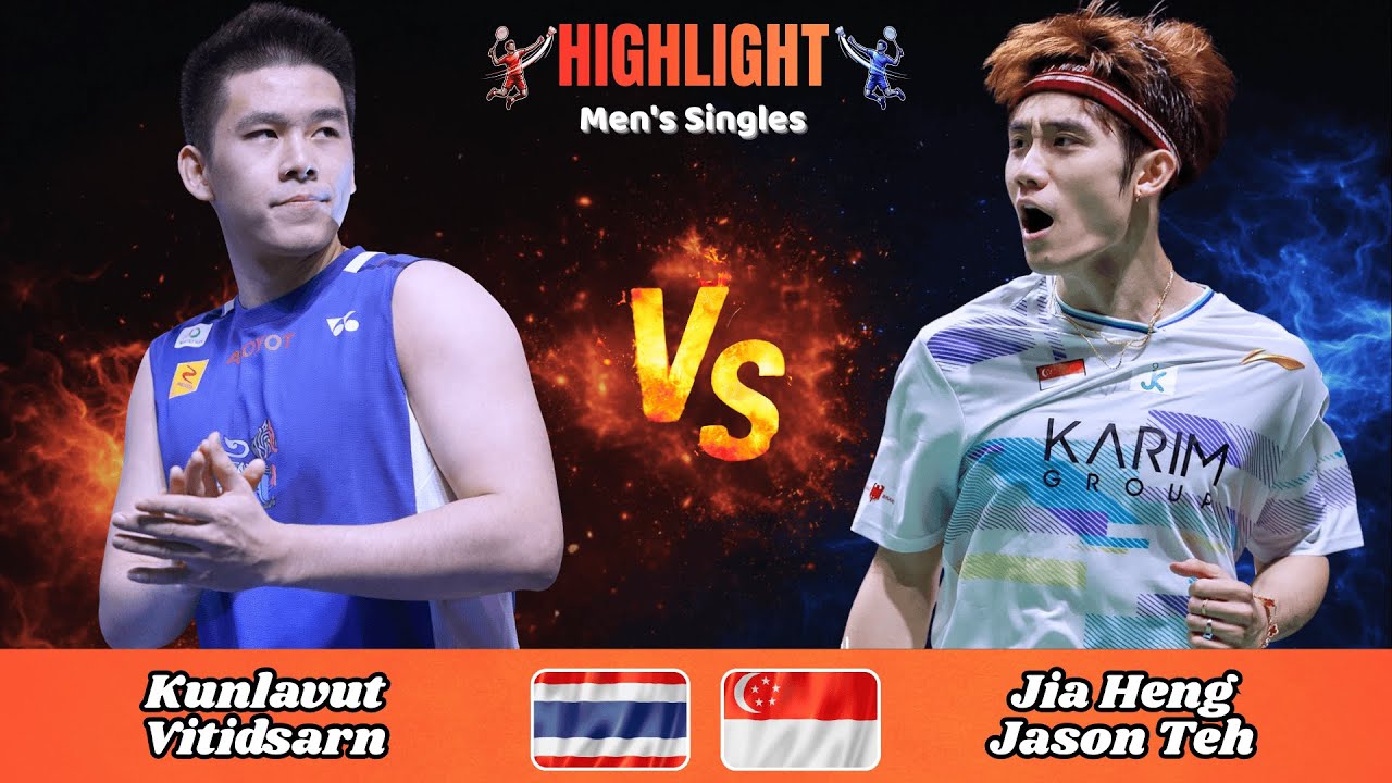 Men's Singles | Kunlavut Vitidsarn (THA) vs Jia Heng Jason Teh (SGP) | Badminton 2026