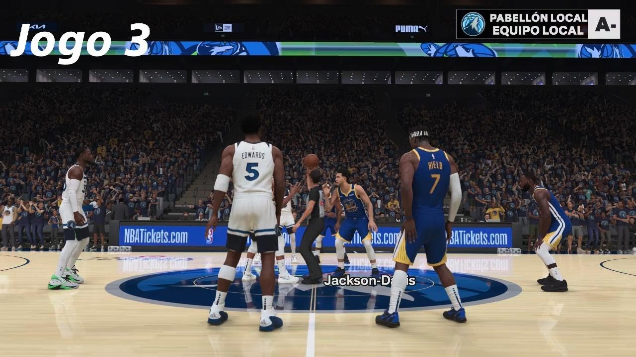 NBA 2K25 Minnesota Timberwolves x Golden State Warriors Playoffs Jogo 3 parte 88 / PS5
