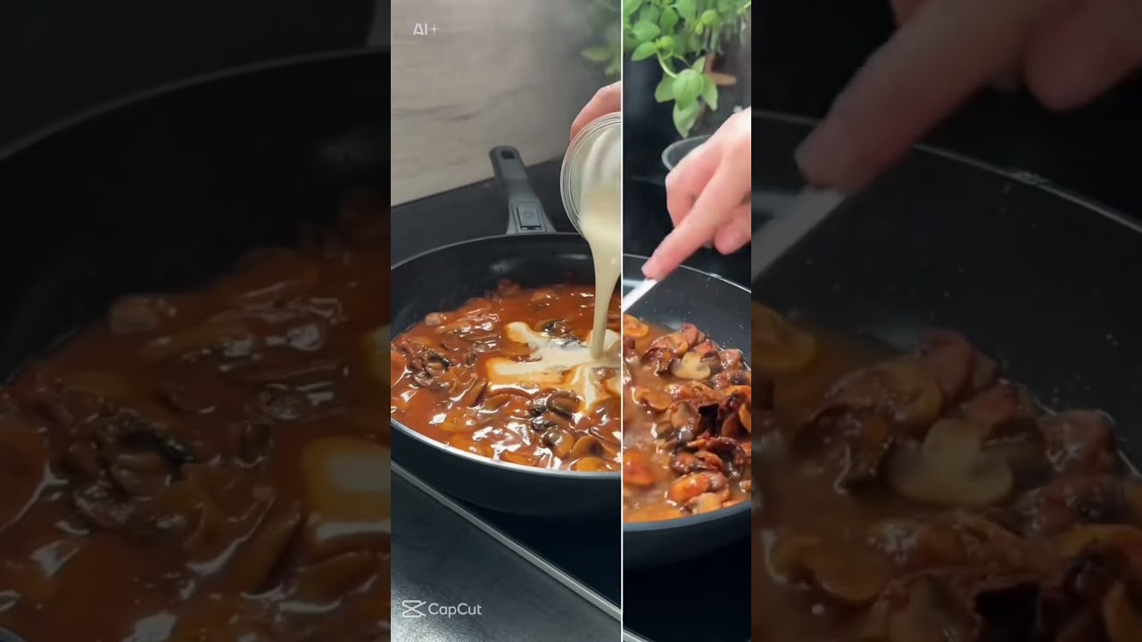 When mushrooms hit the pan and everything suddenly smells expensive 