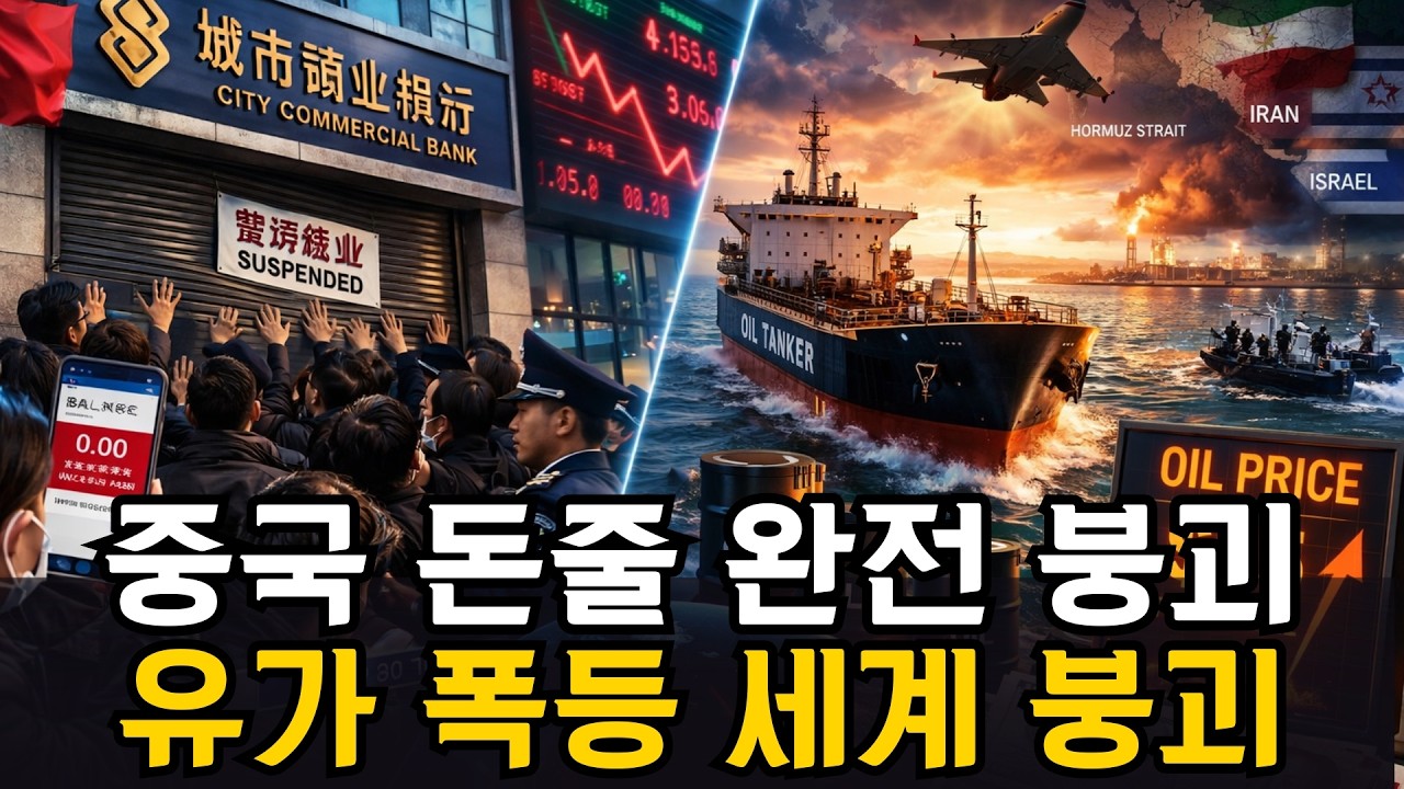 퍼펙트 스톰: 중국 뱅크런과 중동 전쟁이 만날 때 (세계 경제 최후의 날)