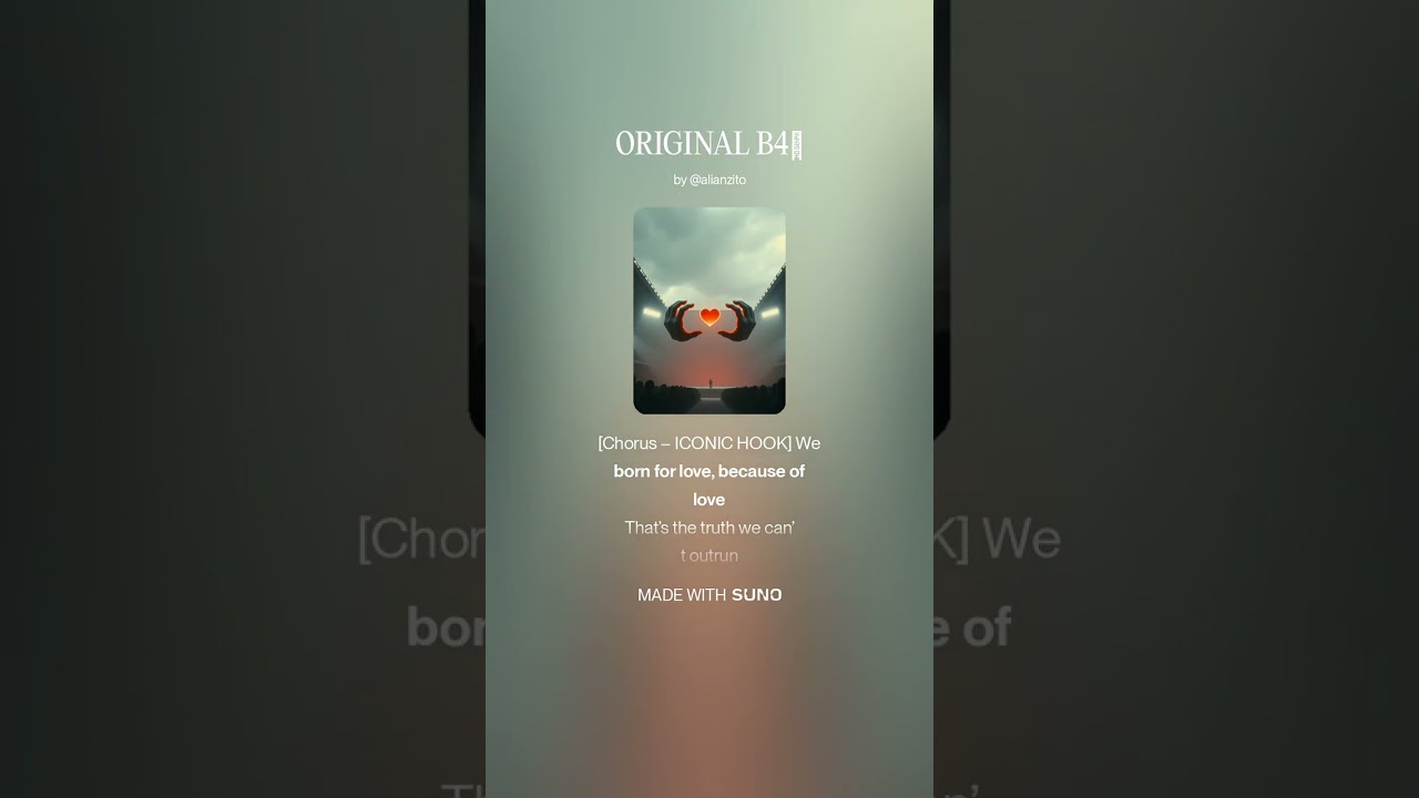 Song : Born for love.