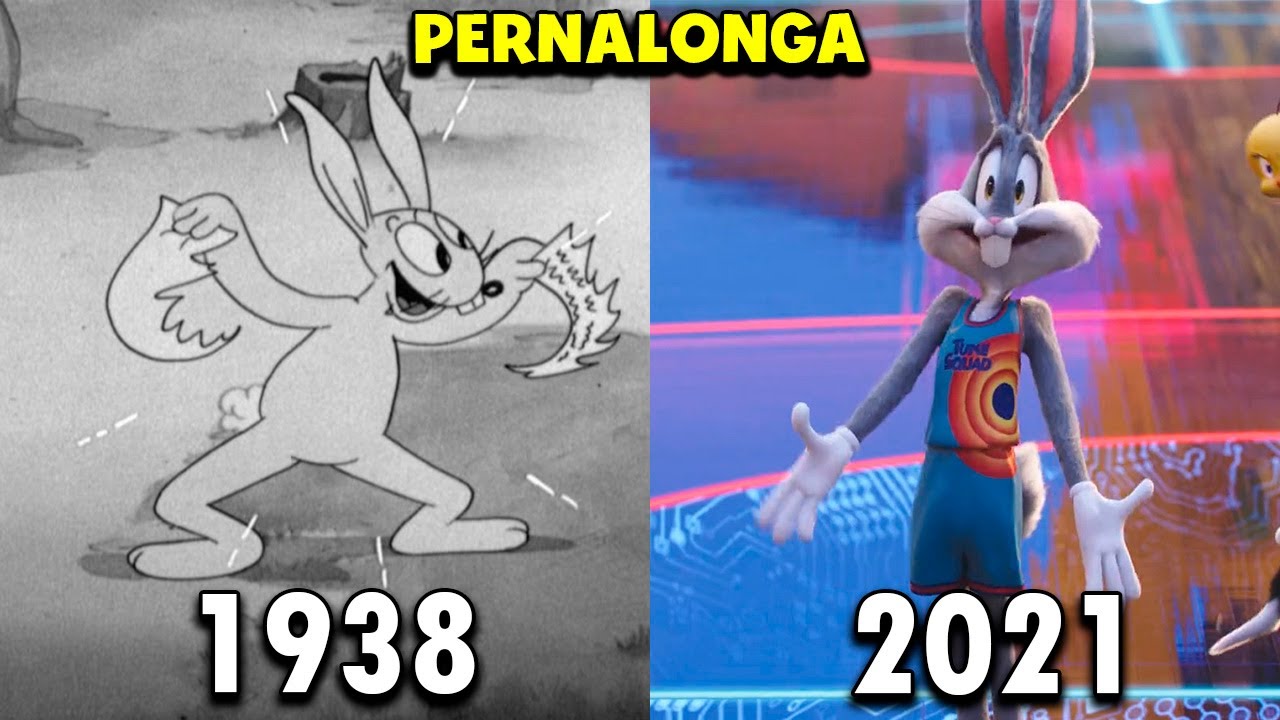 TODA A HISTÓRIA E EVOLUÇÃO DO PERNALONGA | Looney Tunes