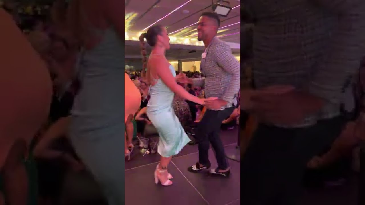 Baile social con elegancia- Junior, Dj york, Marco, Sara y Carolina.