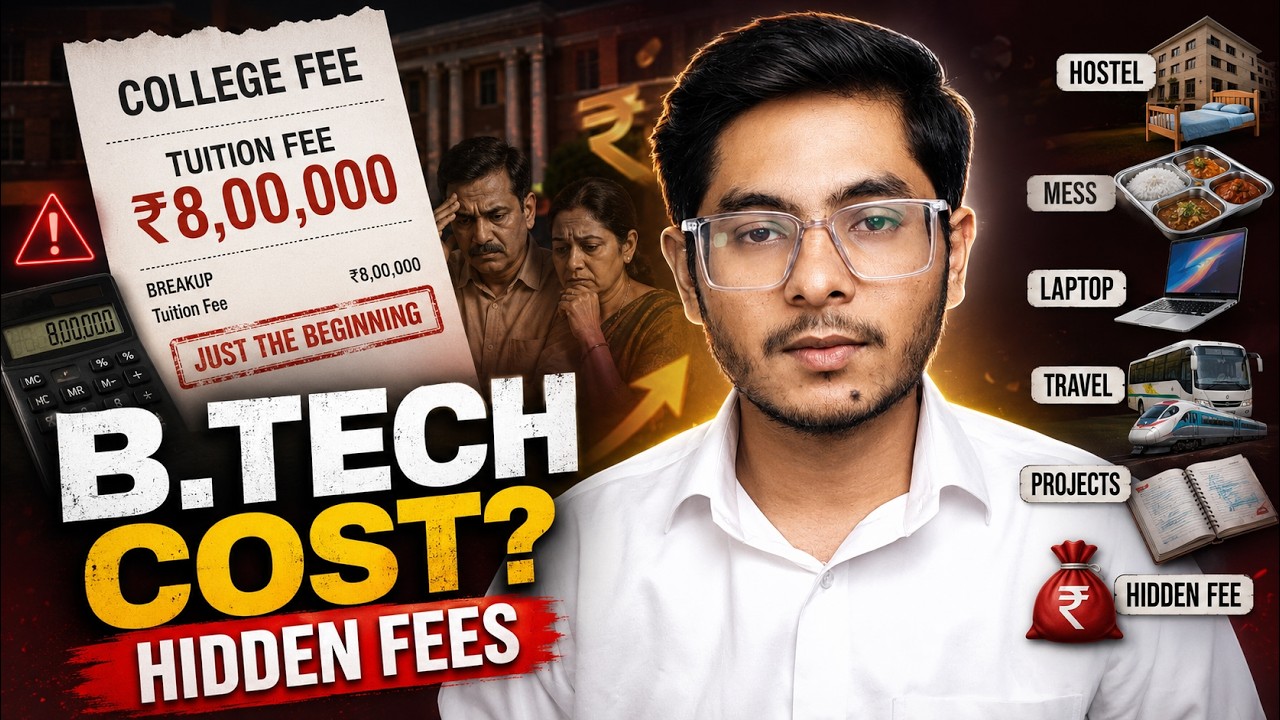 B.Tech Ki Real Cost: Fees Ke Alawa Kitna Paisa Lagega?